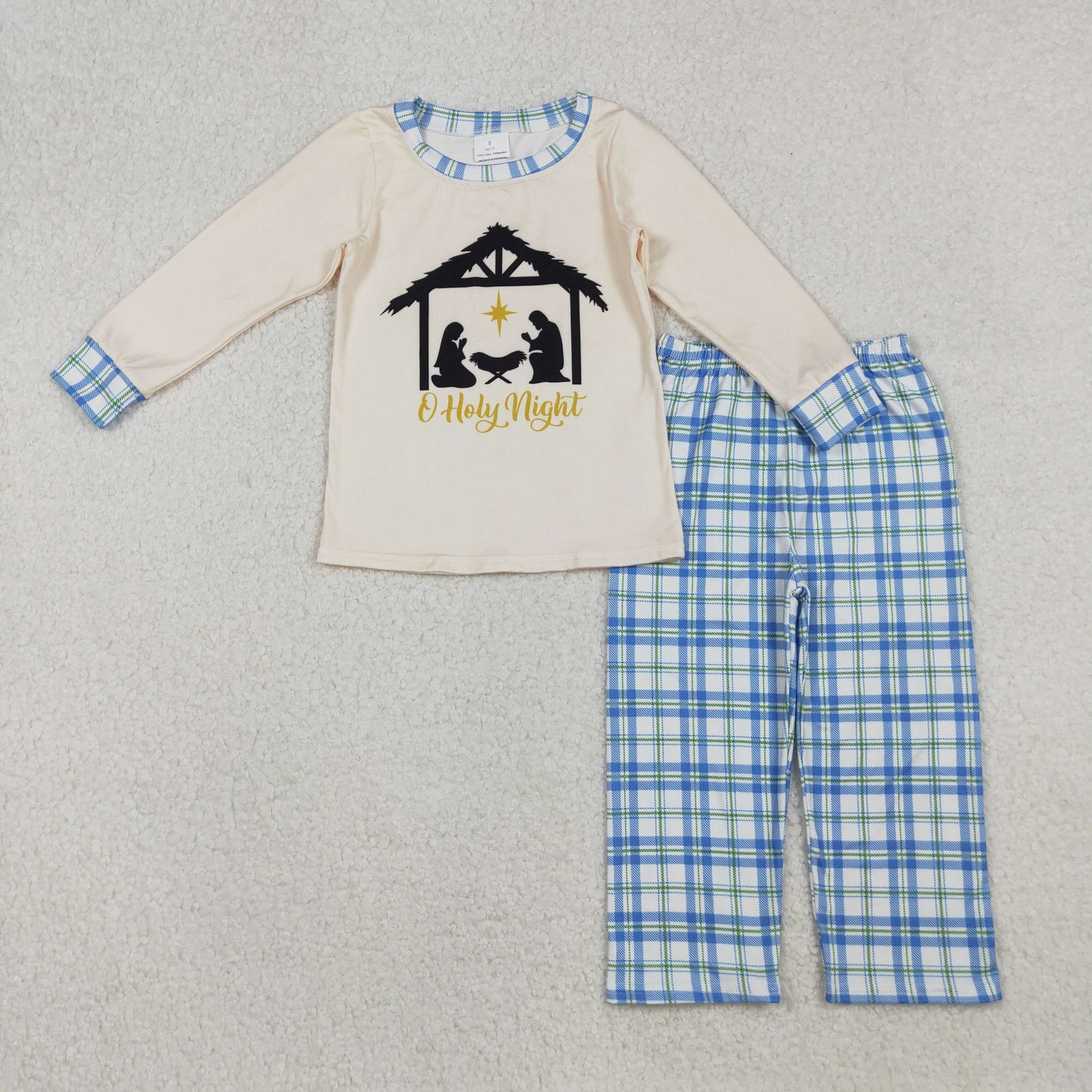 12/18m-7/8t RTS NO MOQ Sibling Baby boys clothes long sleeve pants sets and rompers