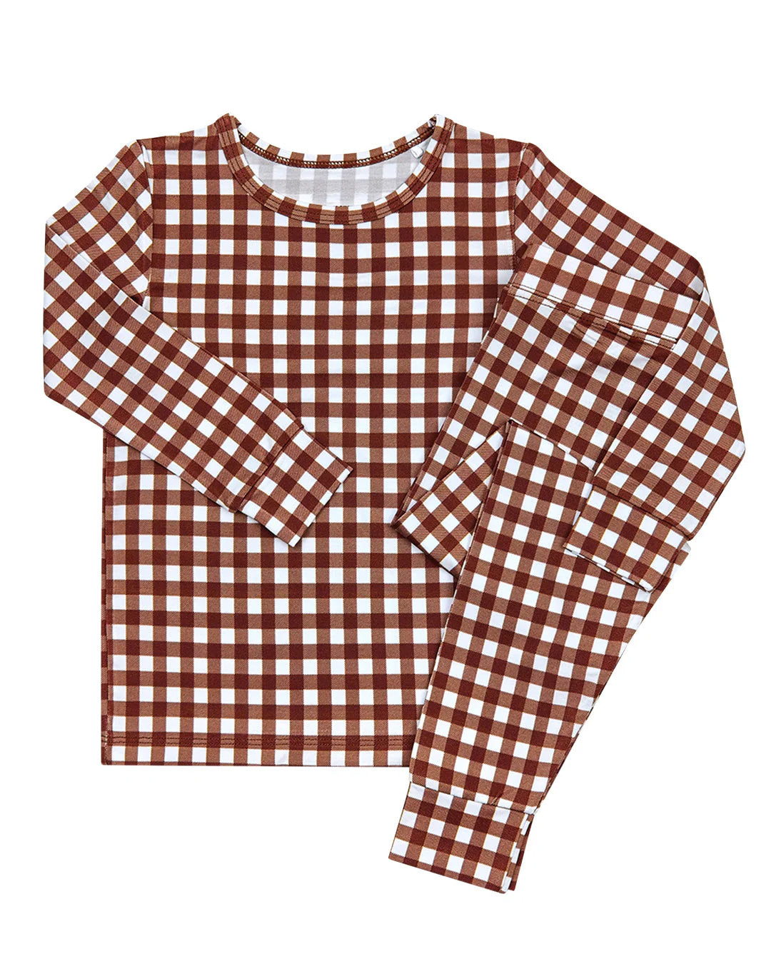 (Preorder new) No moq Baby Boys Check Print Long Sleeve Top And Pants Two Piece Fall Pajamas Clothes Sets Fall Two Way Zip Convertible Rompers
