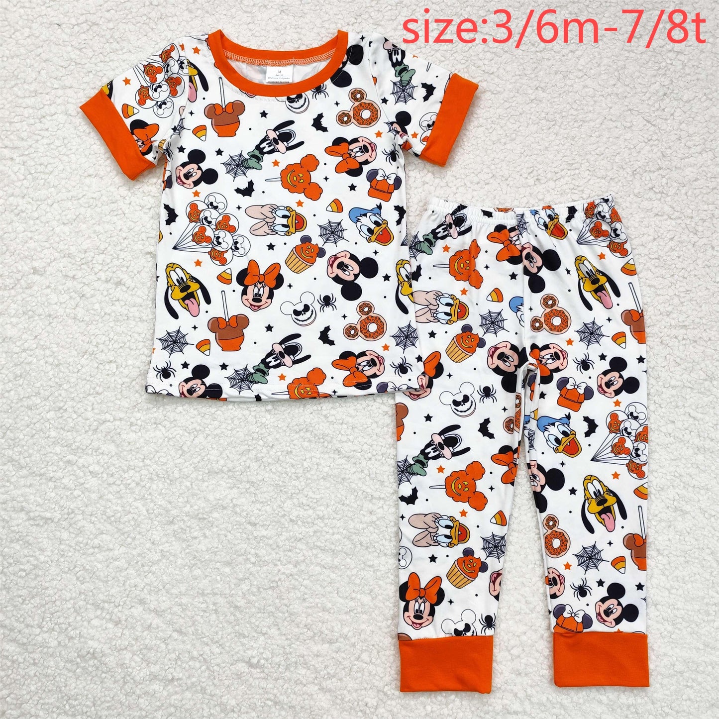 Cute Clothes  BSPO0390 Baby Girls Halloween Pajamas Clothes Sets
