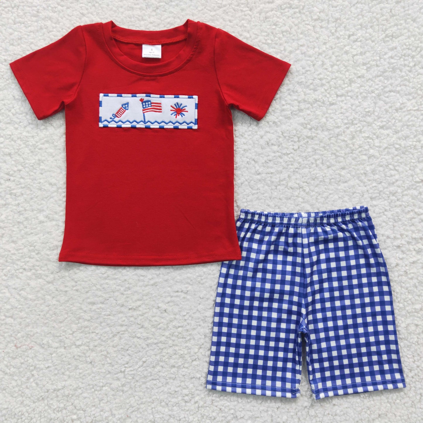 SALES NEW Toddler Boys July 4th Summer Casual Two Piece Set