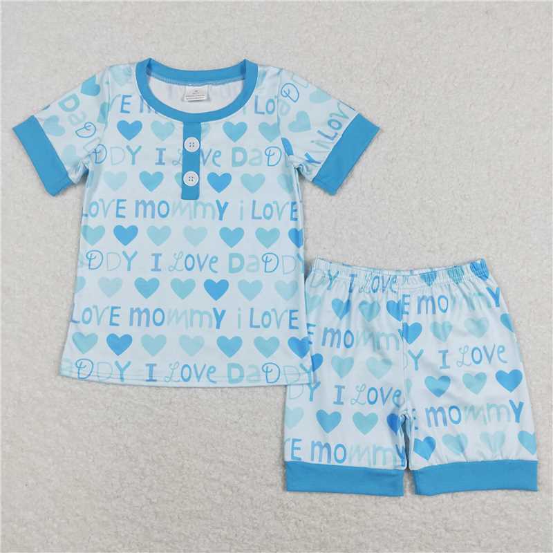 RTS NO MOQ baby girls Clothes birthday short sleeve shorts Sets