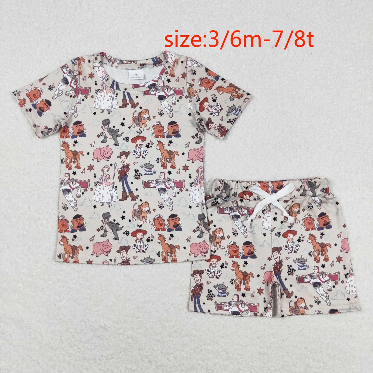 Cute Clothes  BSSO0659 Baby Girls Short Sleeve Shirt Shorts Outfits Clothes Sets
