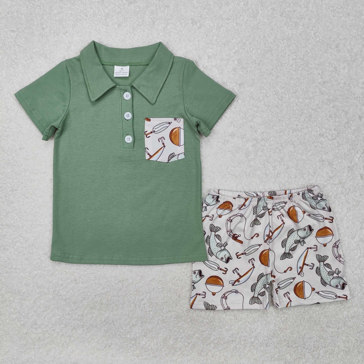 Baby Girl clothes fishing Shirt Shorts Summer Rompers Outfits Romper Clothes Sets