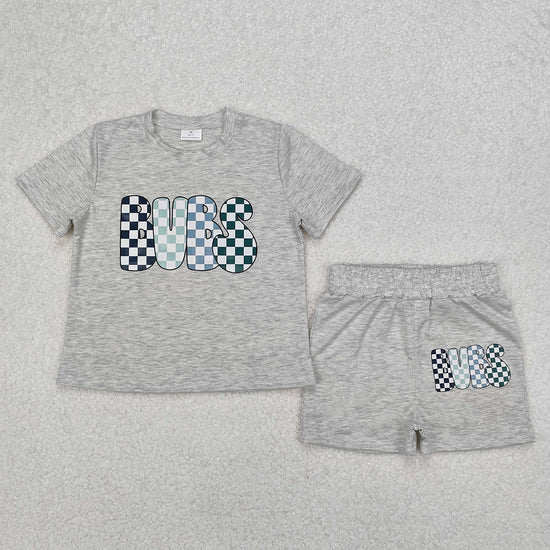 Best Sell RTS Baby Boys Sports Clothes Set Letter Top with Shorts Comfortable Cotton Outfit for Infants