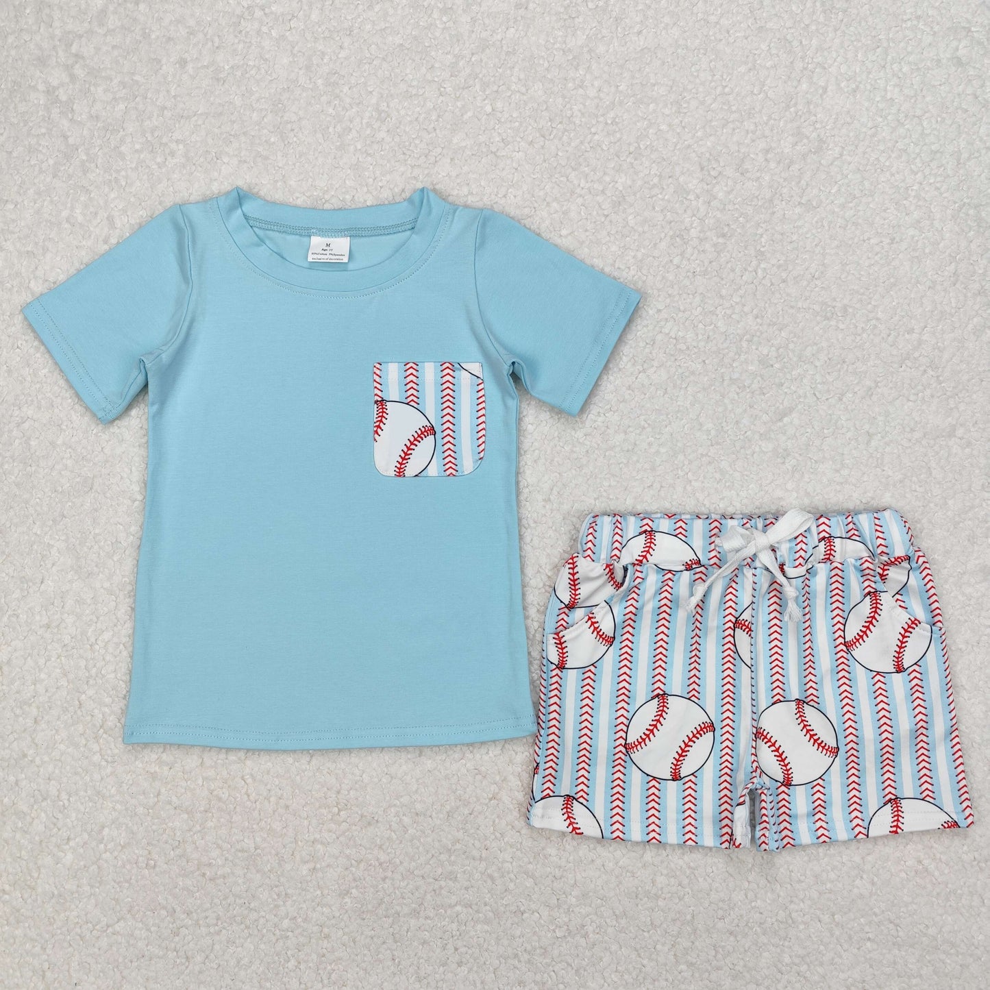 RTS NO MOQ baby boy clothes baseball Rompers Clothes Sets