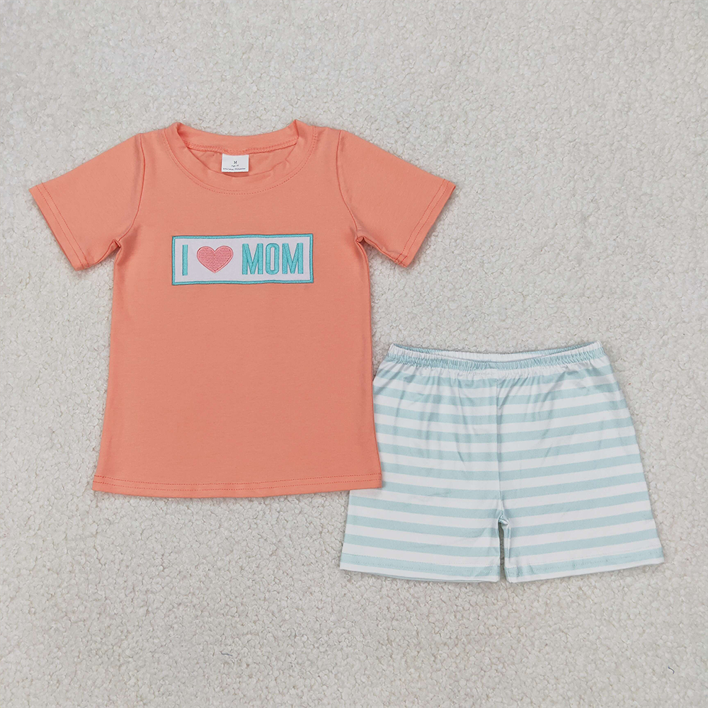RTS NO MOQ baby girls clothes embroidery short sleeve Rompers Clothes Sets