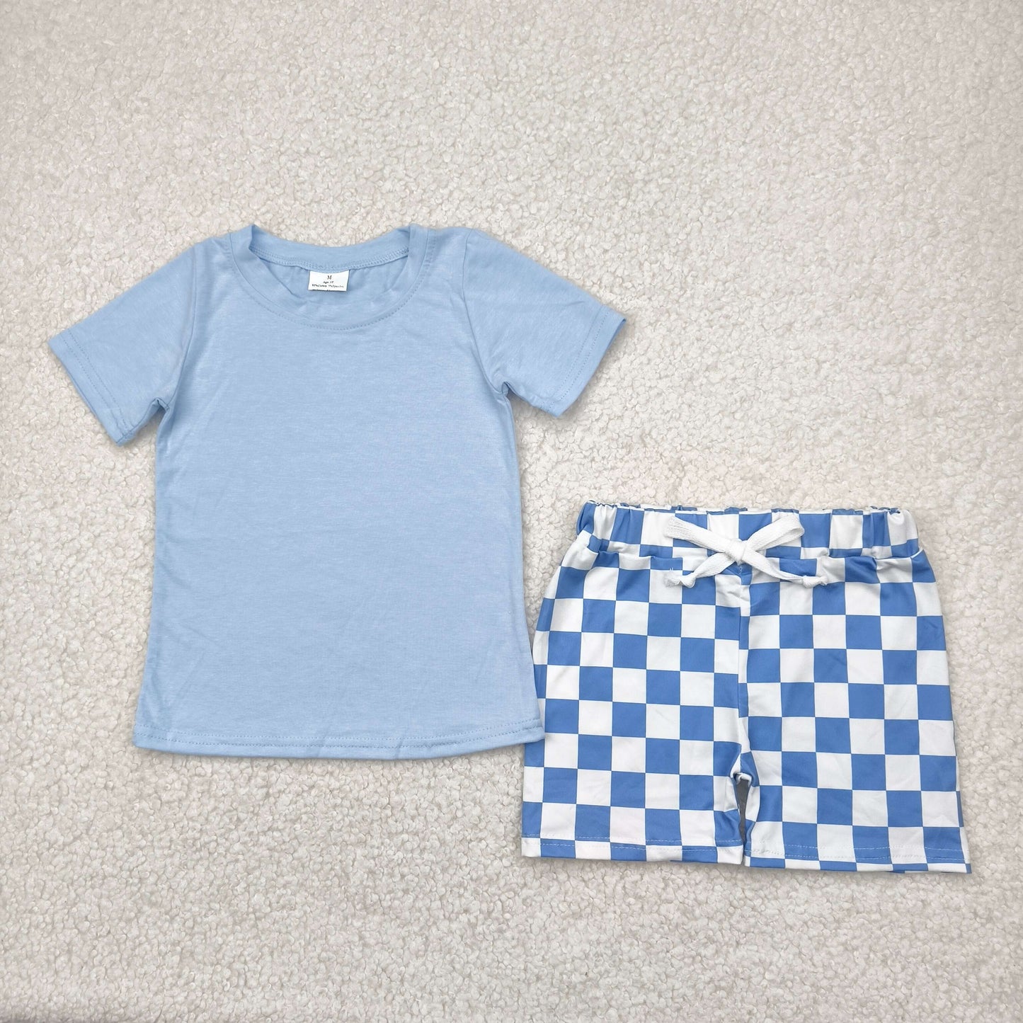 RTS NO MOQ baby boys Clothes short sleeve shorts Sets