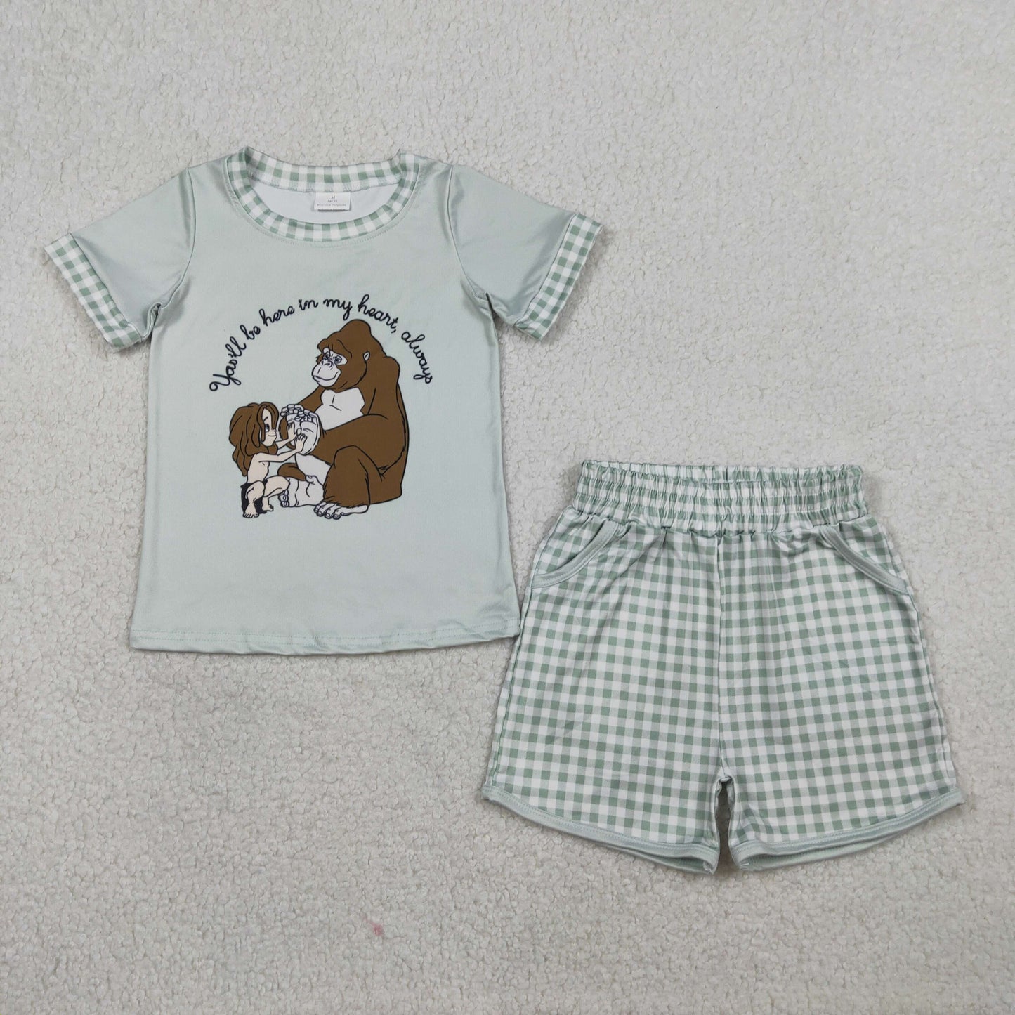 RTS NO MOQ sibling baby girls boy clothes short sleeve Clothes Sets