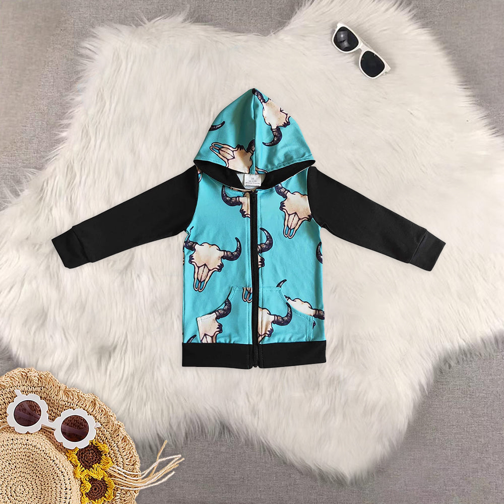 RTS NO MOQ Baby kid Camouflage pullover hooded long sleeve top