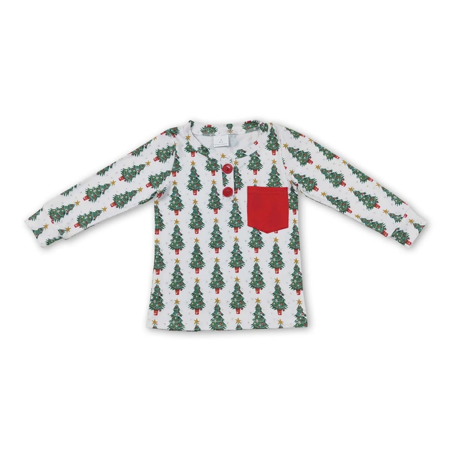 RTS NO MOQ Sibling milk silk Baby Boys Green Santa Tee Shirts Casual Tops