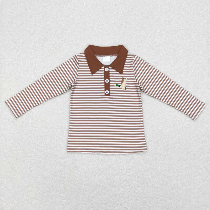 RTS Sibling baby boys girl clothes embroidery long Sleeve tops