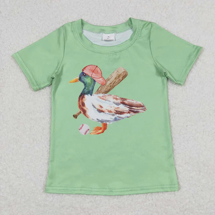 RTS NO MOQ Sibling baby boy girl clothes short sleeved tops