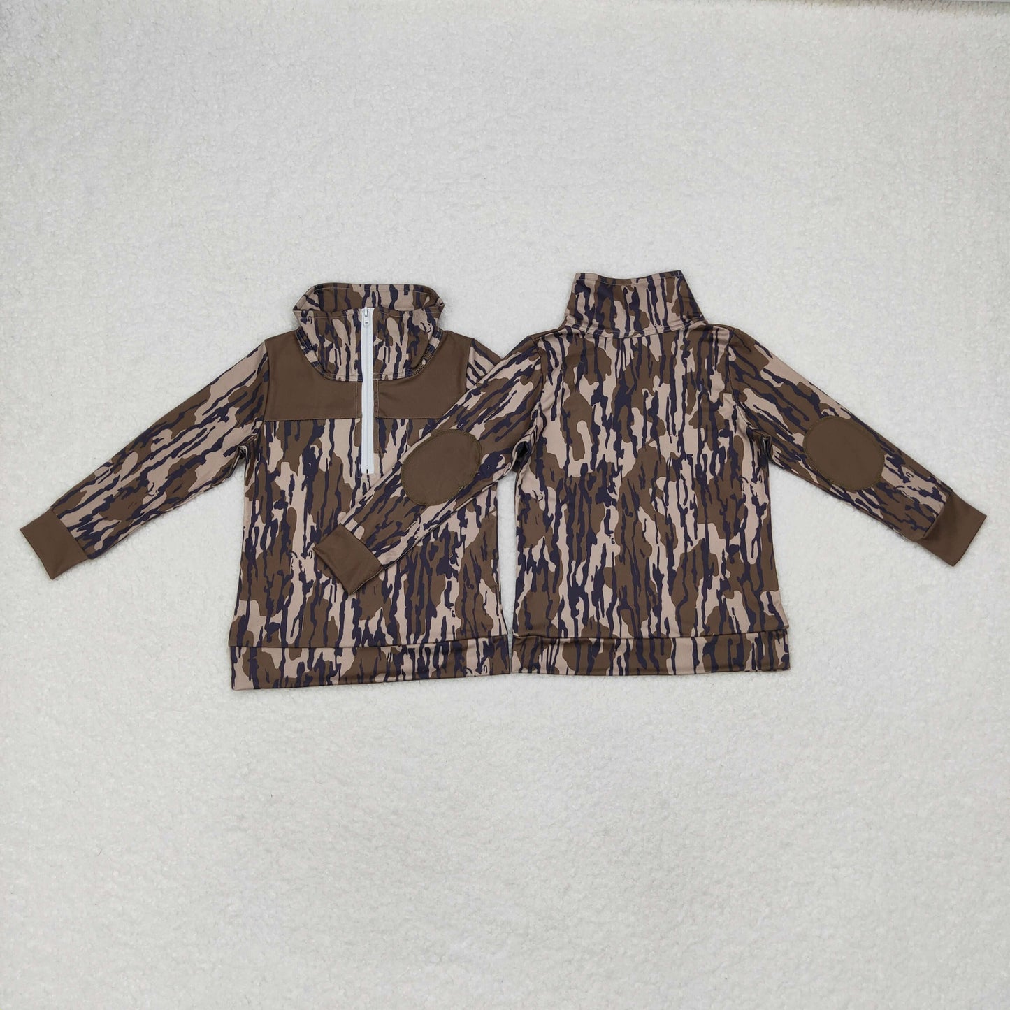 RTS NO MOQ Baby kid Camouflage pullover long sleeve top