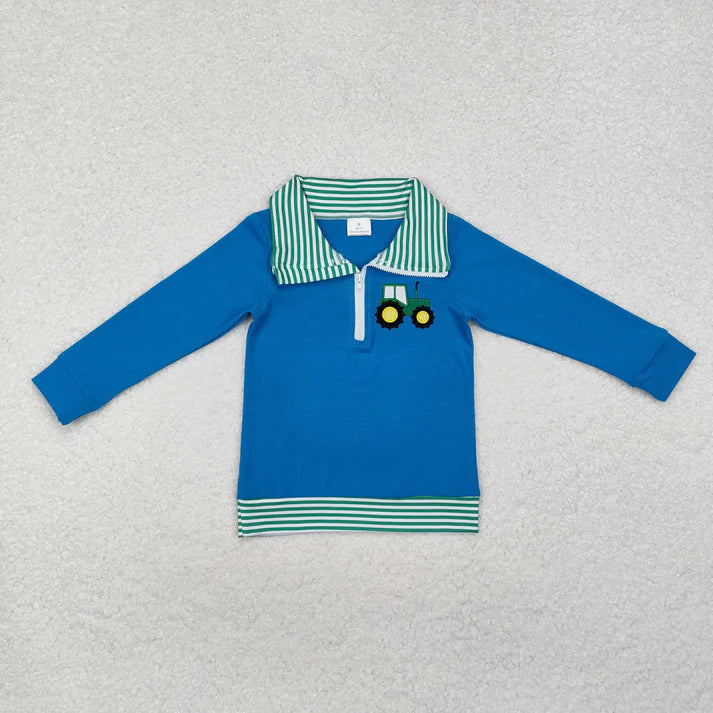RTS Sibling baby boys girl clothes embroidery long Sleeve tops