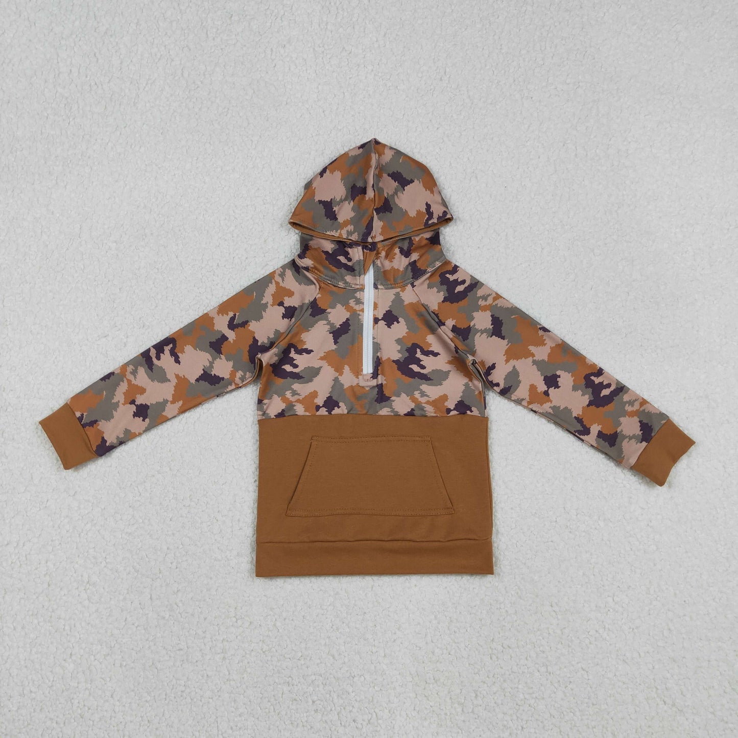 RTS NO MOQ Sibling Baby boys clothes Geometric pullover hooded long sleeve tops