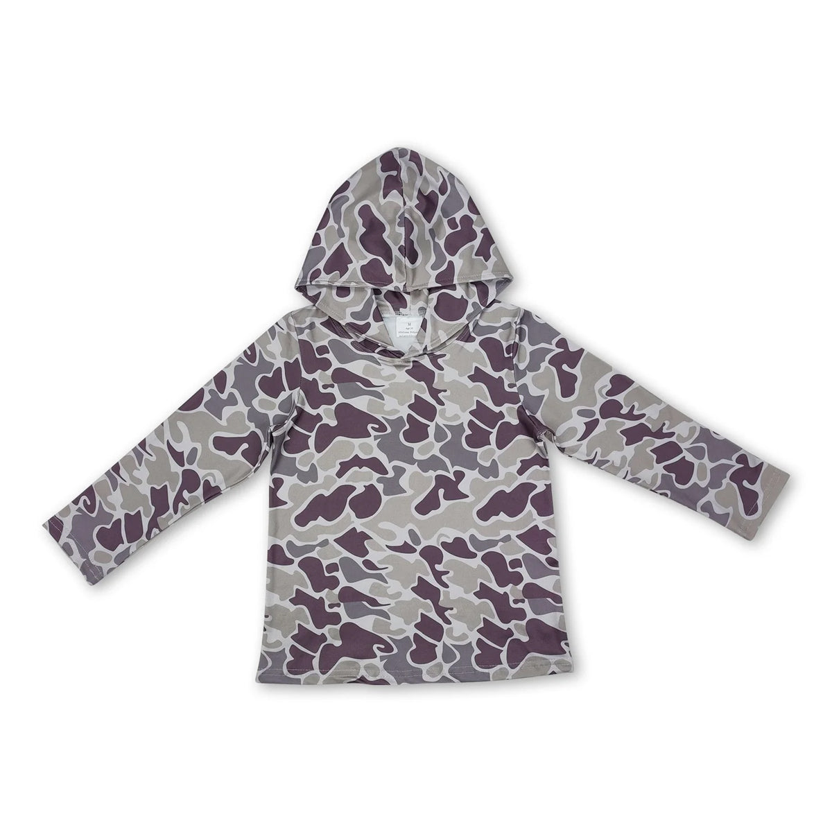 Sibling Baby Boys girl clothes camouflage duck hooded long Shirt 2 and pants Summer Clothes