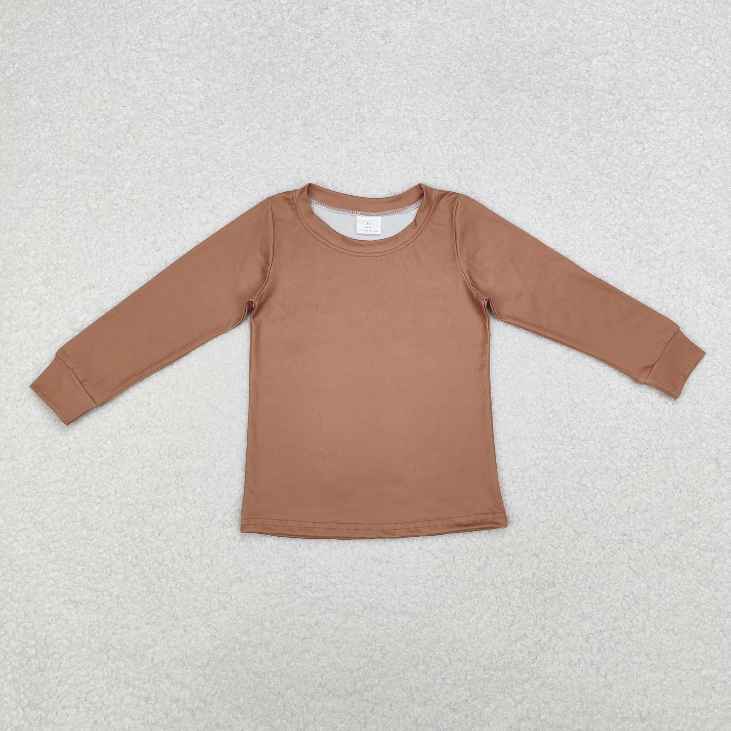 RTS NO MOQ（In Stock) Camouflage duck brown long-sleeved top