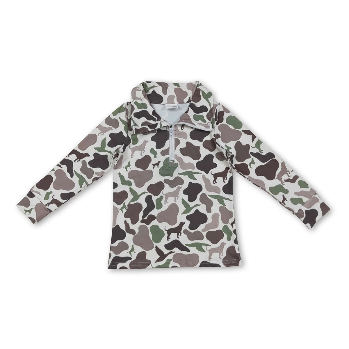 Sibling Baby Boys girl clothes camouflage duck hooded long Shirt 2 and pants Summer Clothes