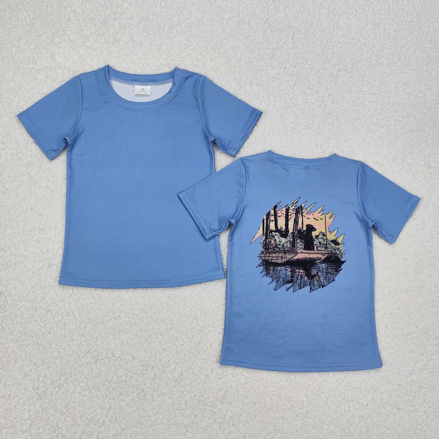 RTS NO MOQ Baby Boys Clothes Short Sleeve tops