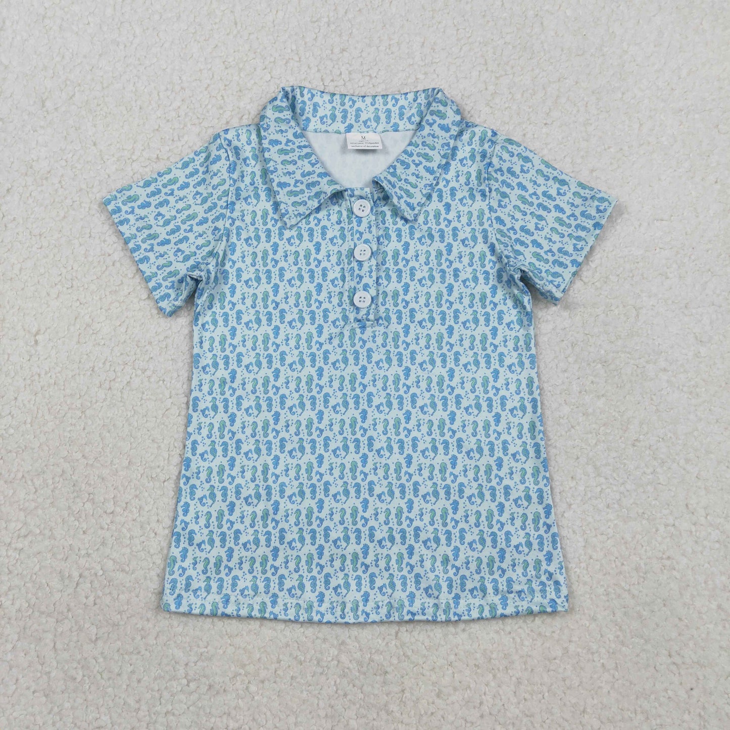 RTS NO MOQ BT1113+S0586 Kids Boys Summer Short Sleeve Button down Shirt with Swimming Trunks Bottom