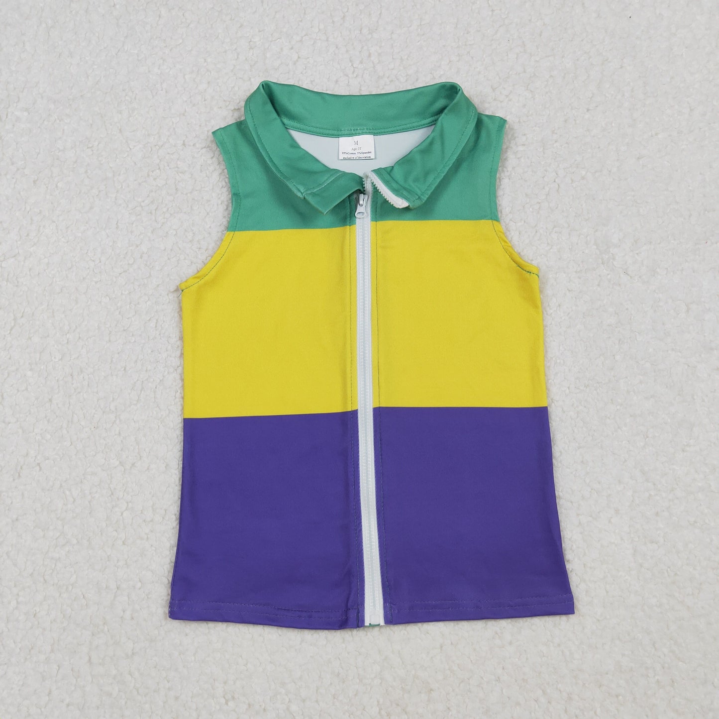 RTS NO MOQ Sibling Baby boy clothes Mardi Gras Outfit Set and top and pants