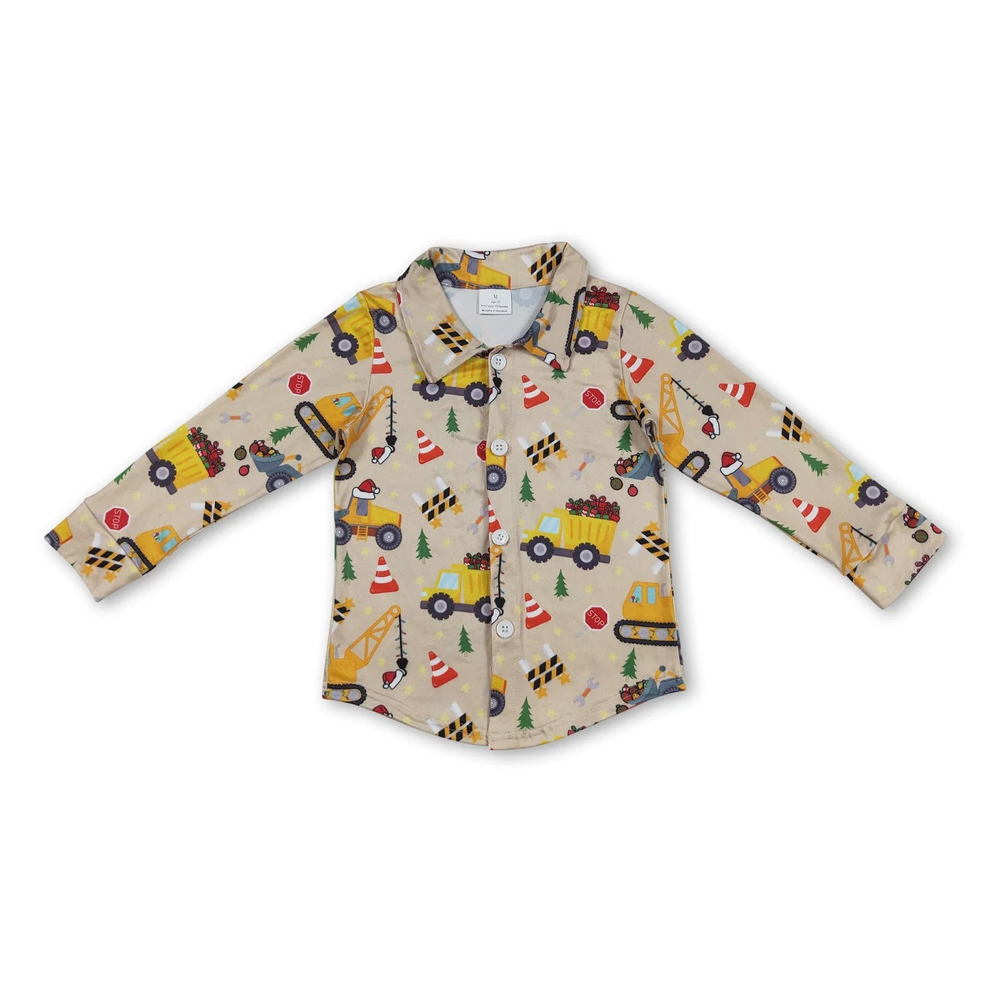 RTS NO MOQ Sibling milk silk Baby Boys Embroidery Santa Red Green Sprinkles Print Zipper Front Pullovers