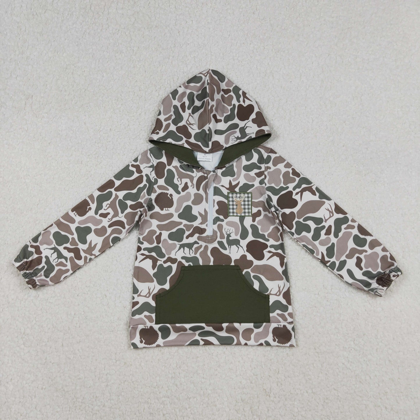 RTS NO MOQ Sibling Baby boys clothes camouflage long-sleeved trousers suit & rompers and top ans shorts