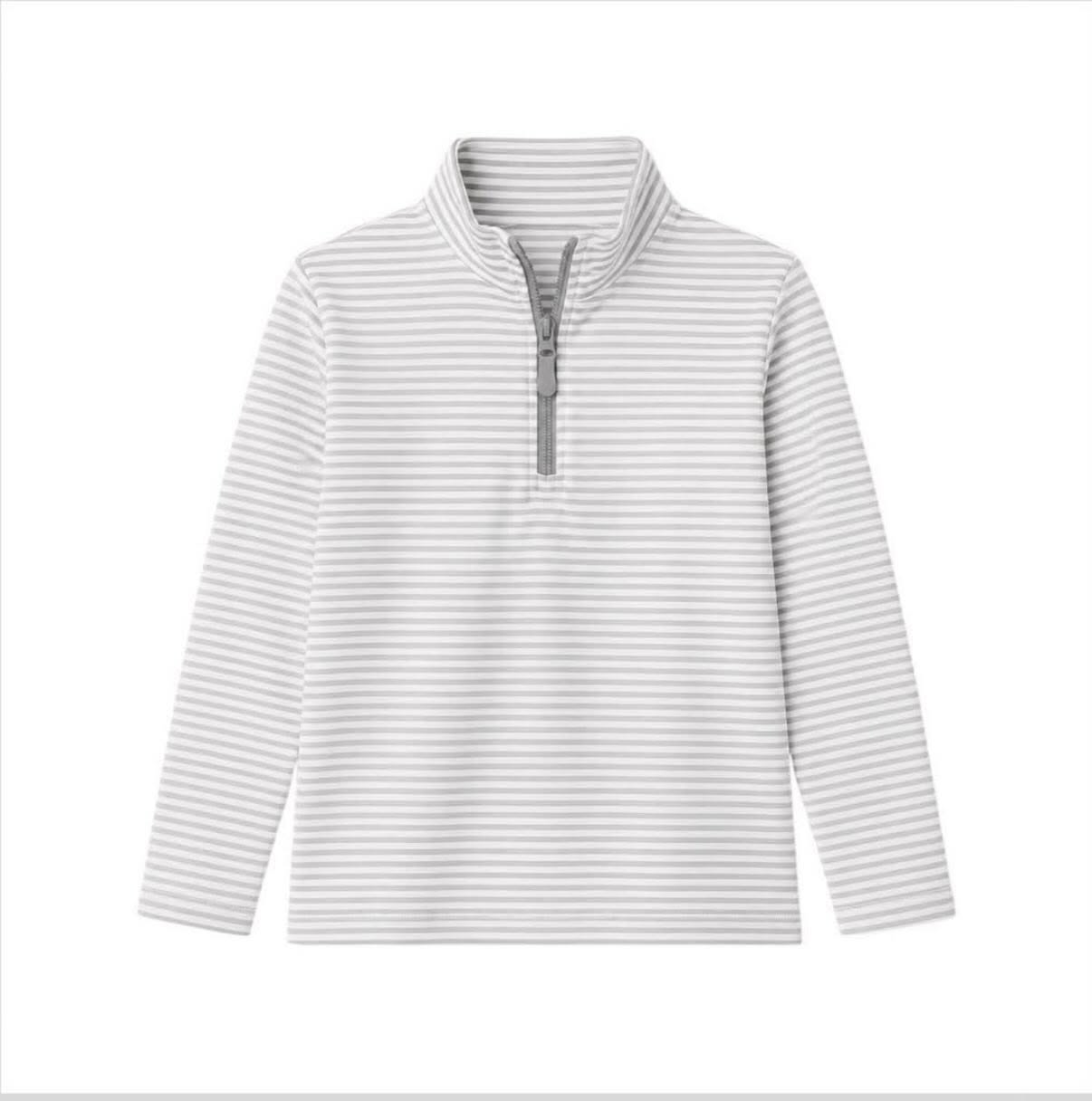 (Preorder new) No moq Baby Boys Striped Zip Up Long Sleeve Daily Top