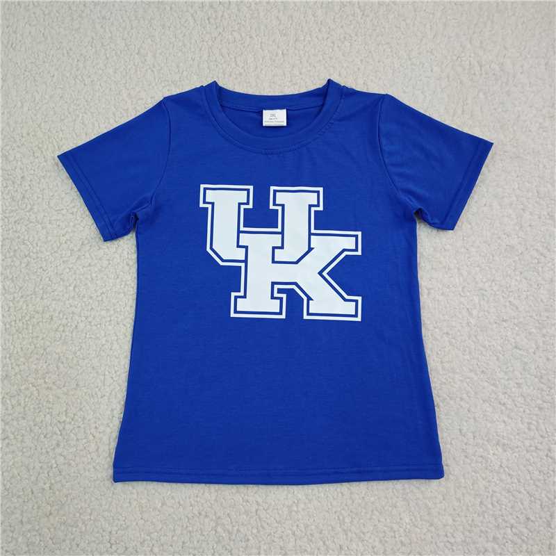 RTS NO MOQ Sibling milk silk Baby Boys Team Short Sleeve Tee Casual Top