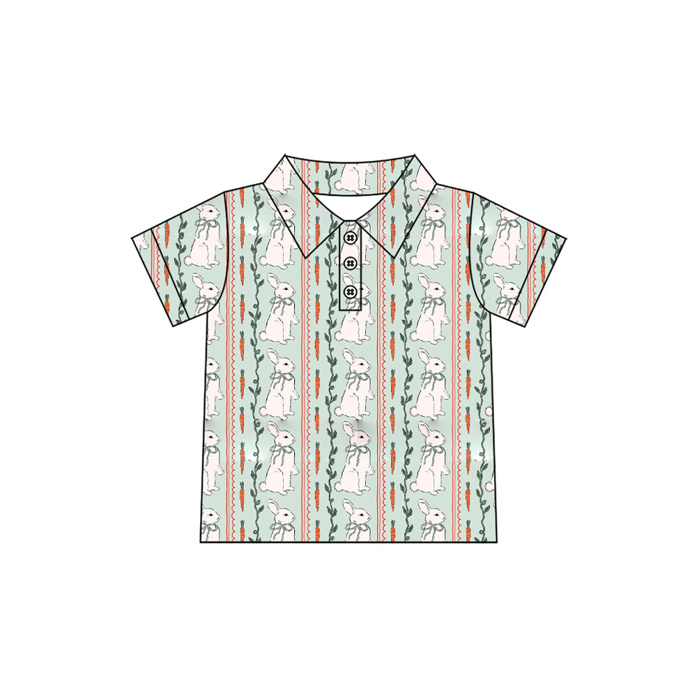 (Preorder new) No moq Kids cute rabbit color T-shirt top dress