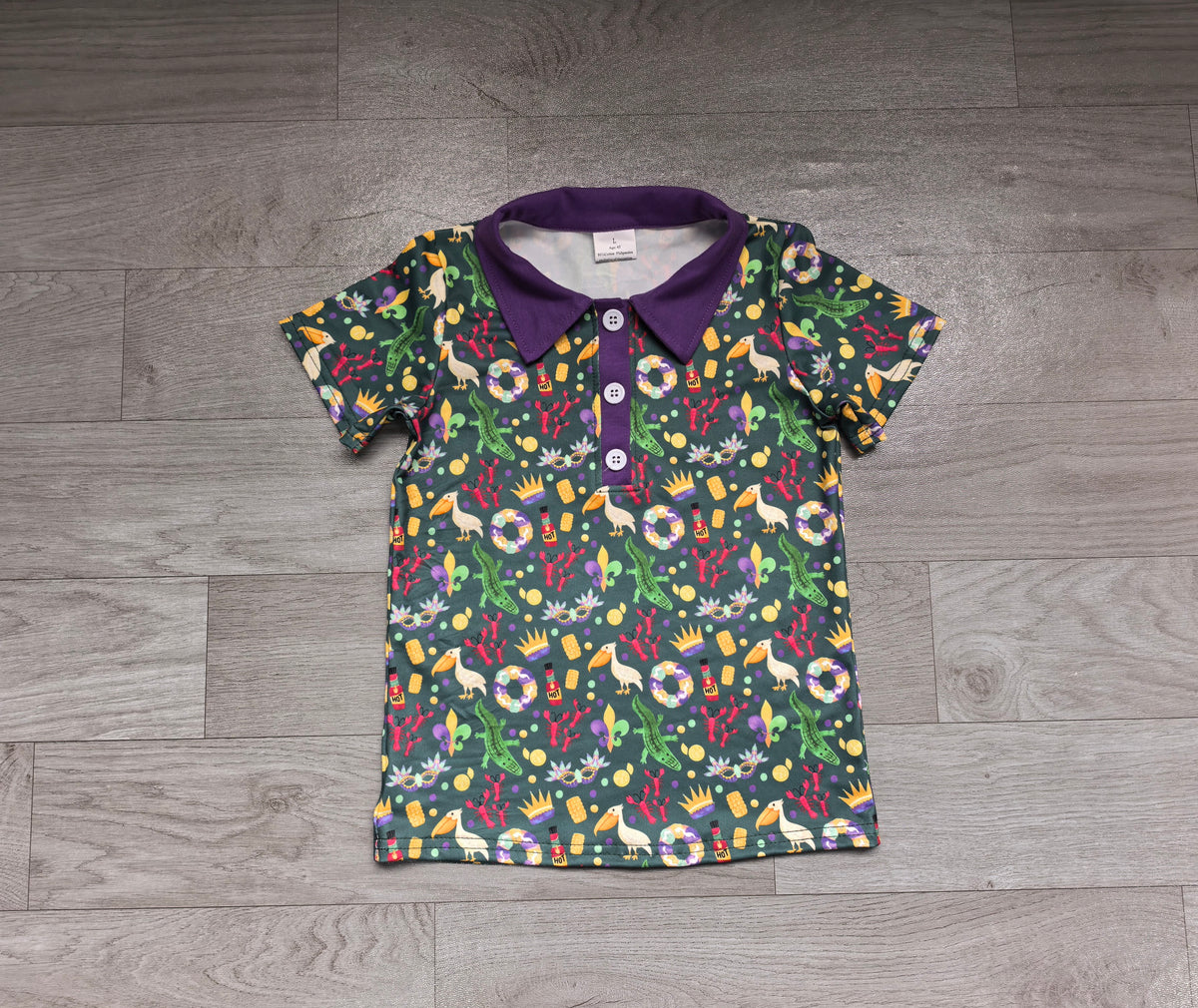 (Sample) No moq milk silk BT1961 Polos For Kids Boys Holiday Short Sleeve Button Polo Casual Shirt Top