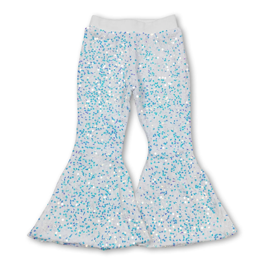 RTS NO MOQ Sibling baby girl clothes SEAUIN All Colors Sequined Gari Safety Pants add  lining（副本）