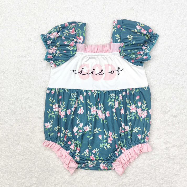 RTS NO MOQ Baby Girls Boys Child Of God Sibling Dresses Rompers Clothes Sets