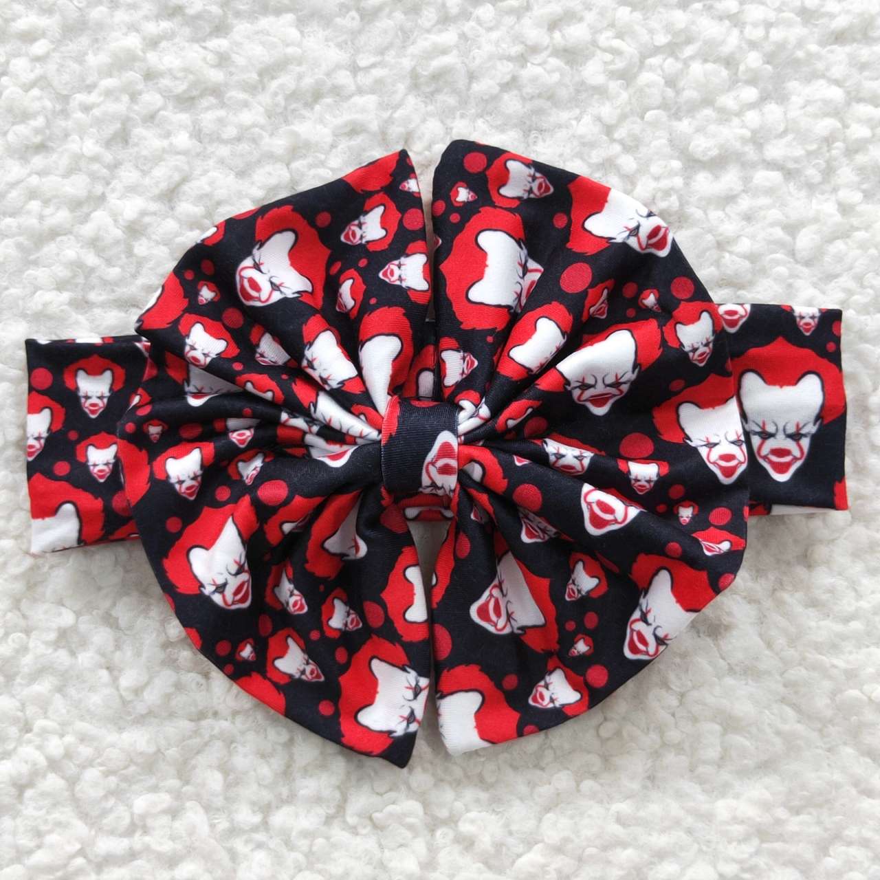 GBO0171 we all float down letter balloon clown black short-sleeved purple briefs headwear suit