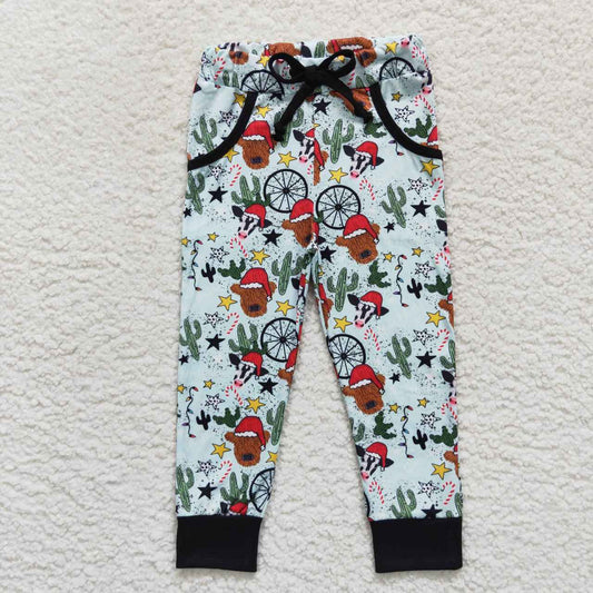 P0291 Cactus Bull Star Black and Green Trousers