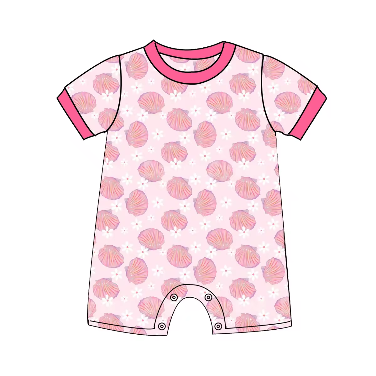 Custom moq 3 eta 6-8weeks Pink Shell Short Sleeve Shorts Climbing Suit