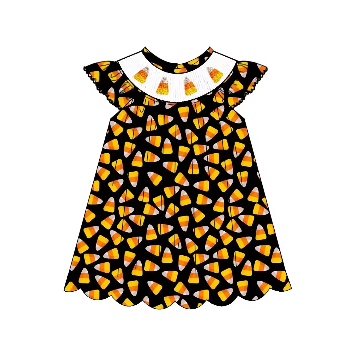 Custom moq 3 eta 6-8weeks Three-color rice ball flying sleeve black dress