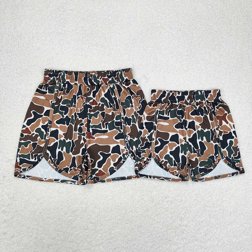 RTS Mommy and Me Mommy and Me Baby Girls Camo Summer Shorts Bottoms adult with kids