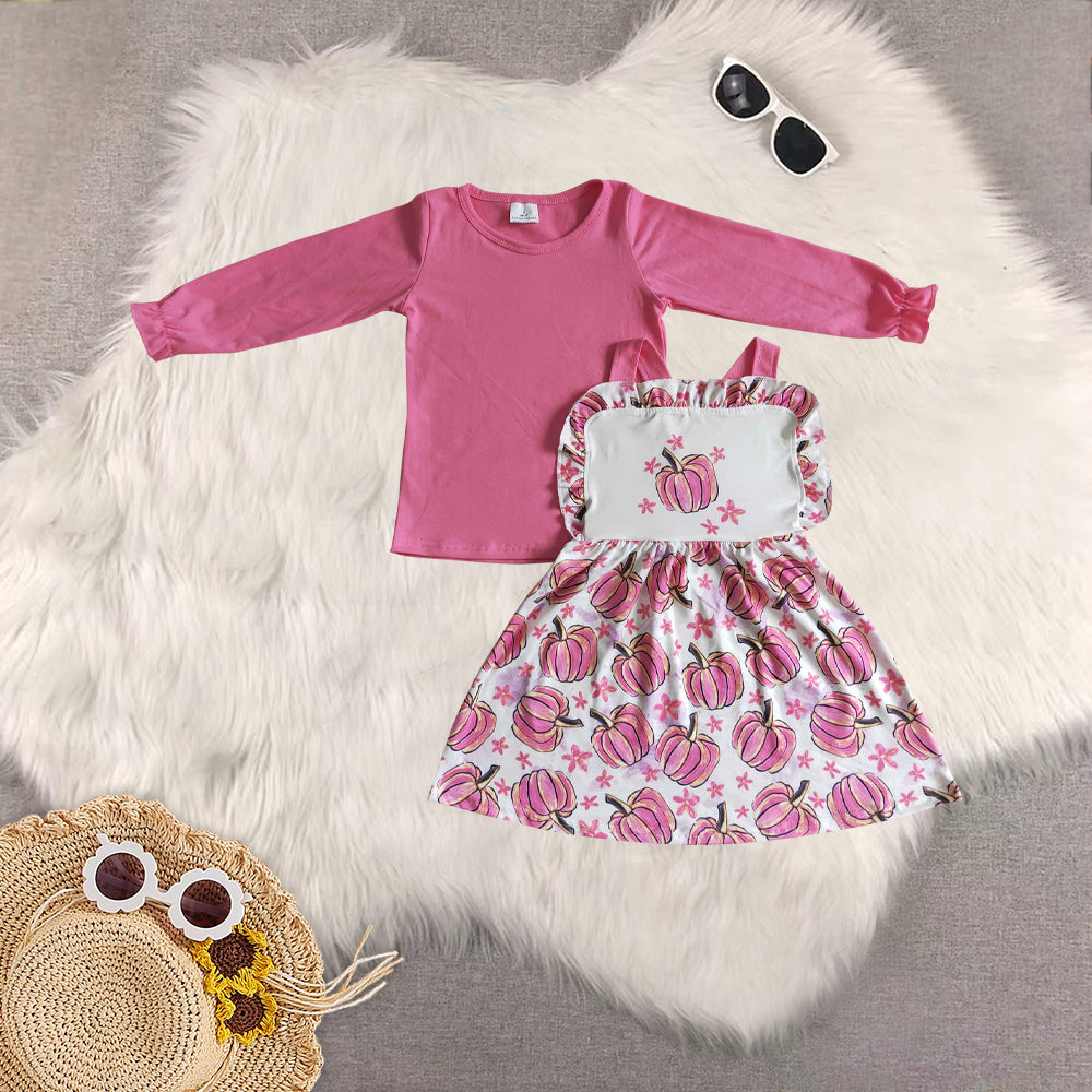 RTS NO MOQ Sibling Baby Girls leopard Long Sleeve dress sets