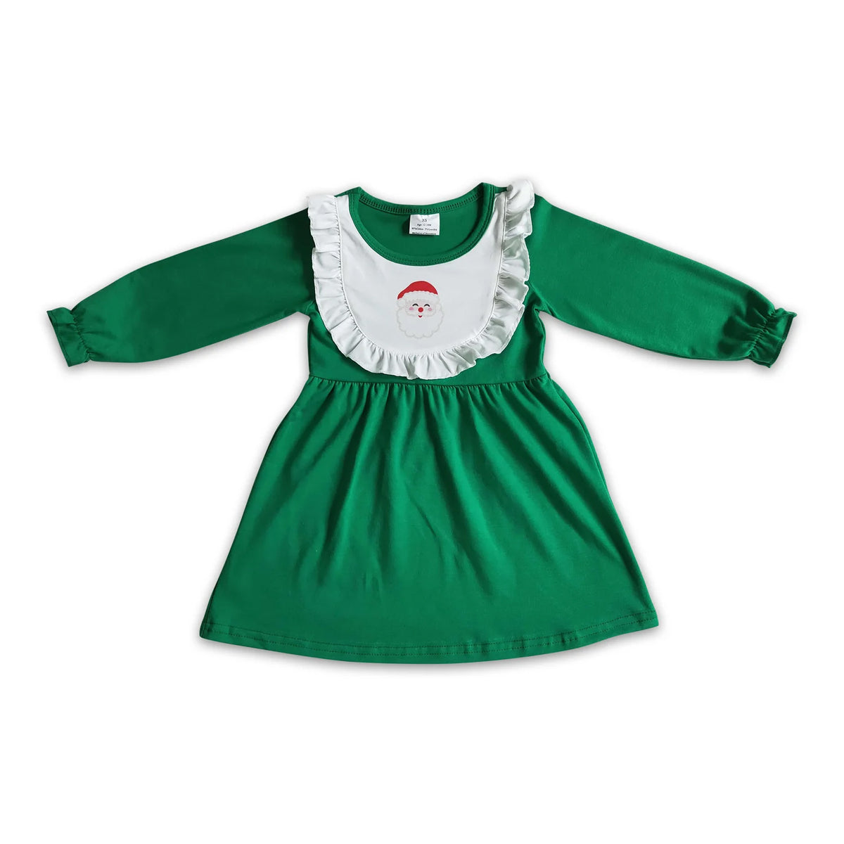 RTS NO MOQ baby girls clothes Christmas embroidery long sleeve set Rompers dress Clothes Sets