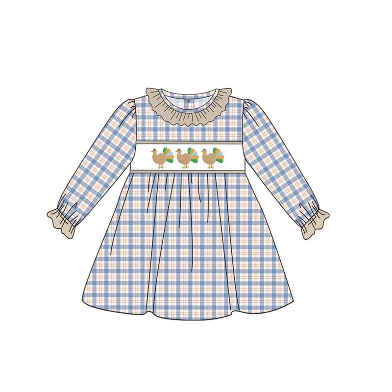 (Preorder new) No moq Baby Boys Girls Plaid Long Sleeve Trousers Two Piece Set Matching Long Sleeve Romper Dress