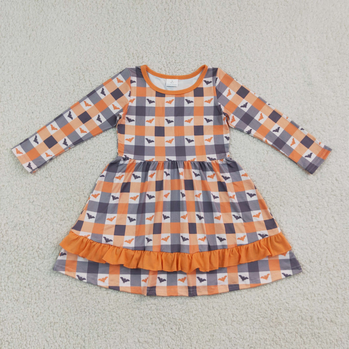 RTS NO MOQ Sibling milk silk Girls Checked Print Long Sleeve Top Pant Halloween Pajama Set Dress Blankets Adult Pants
