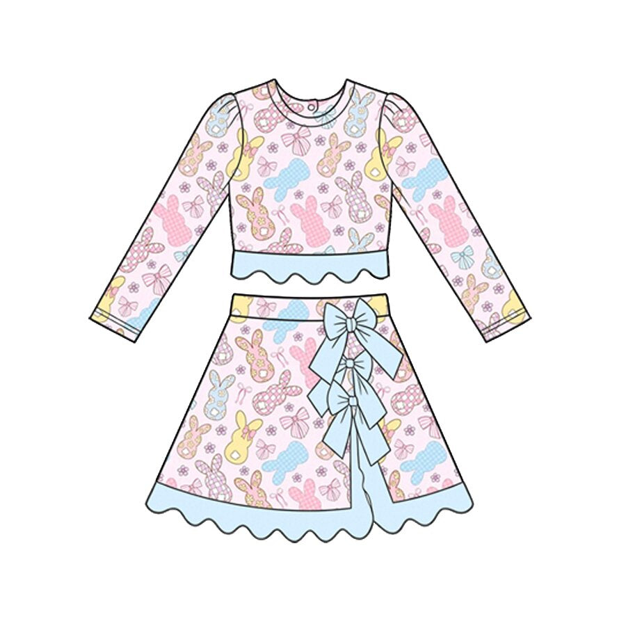 (Preorder new) No moq Yoga Baby Girls Pumpkin Long Sleeve Scallop Halloween Costume for Children