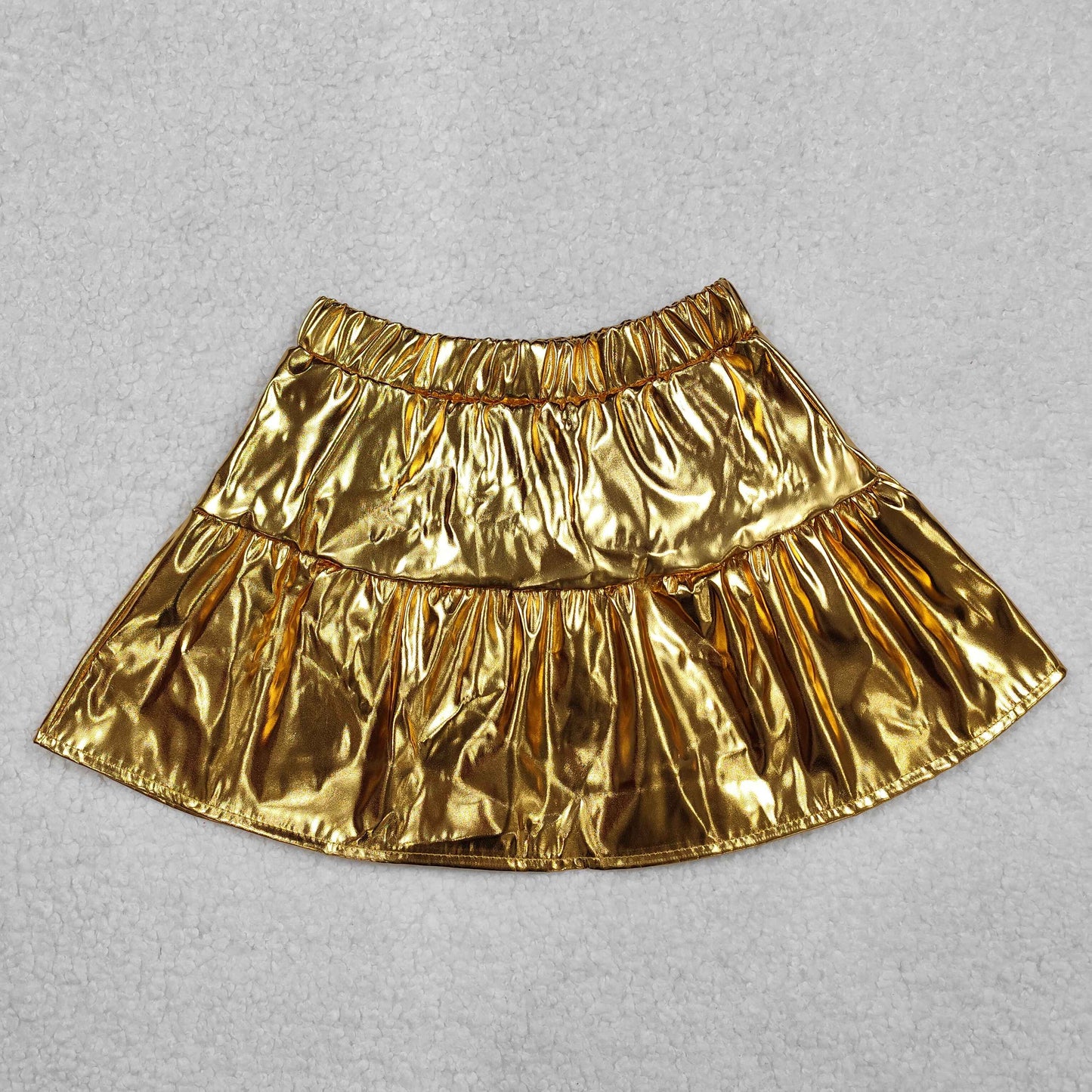 RTS baby girls clothes Leather summer skirts dress