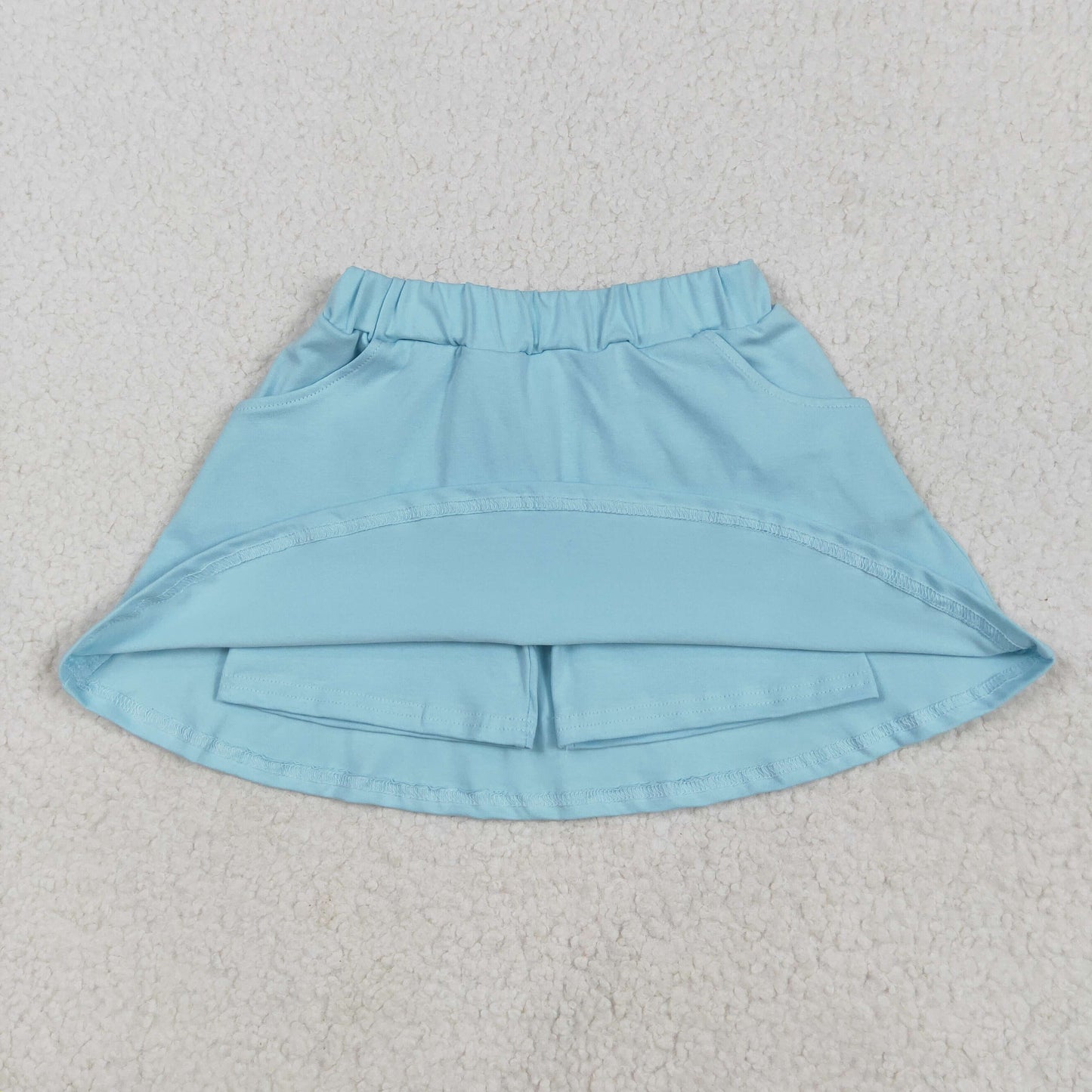 RTS baby girls clothes pure color culottes summer skirts dress