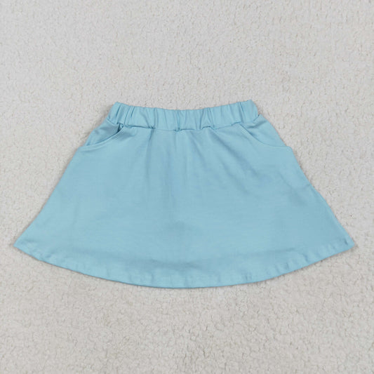 RTSNO MOQ GLK0065 Pure blue culottes