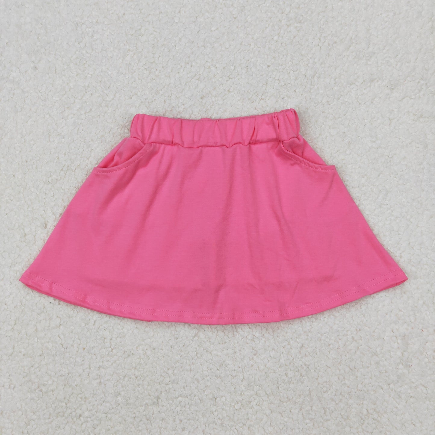 RTSNO MOQ GLK0066 Pure rose red culottes