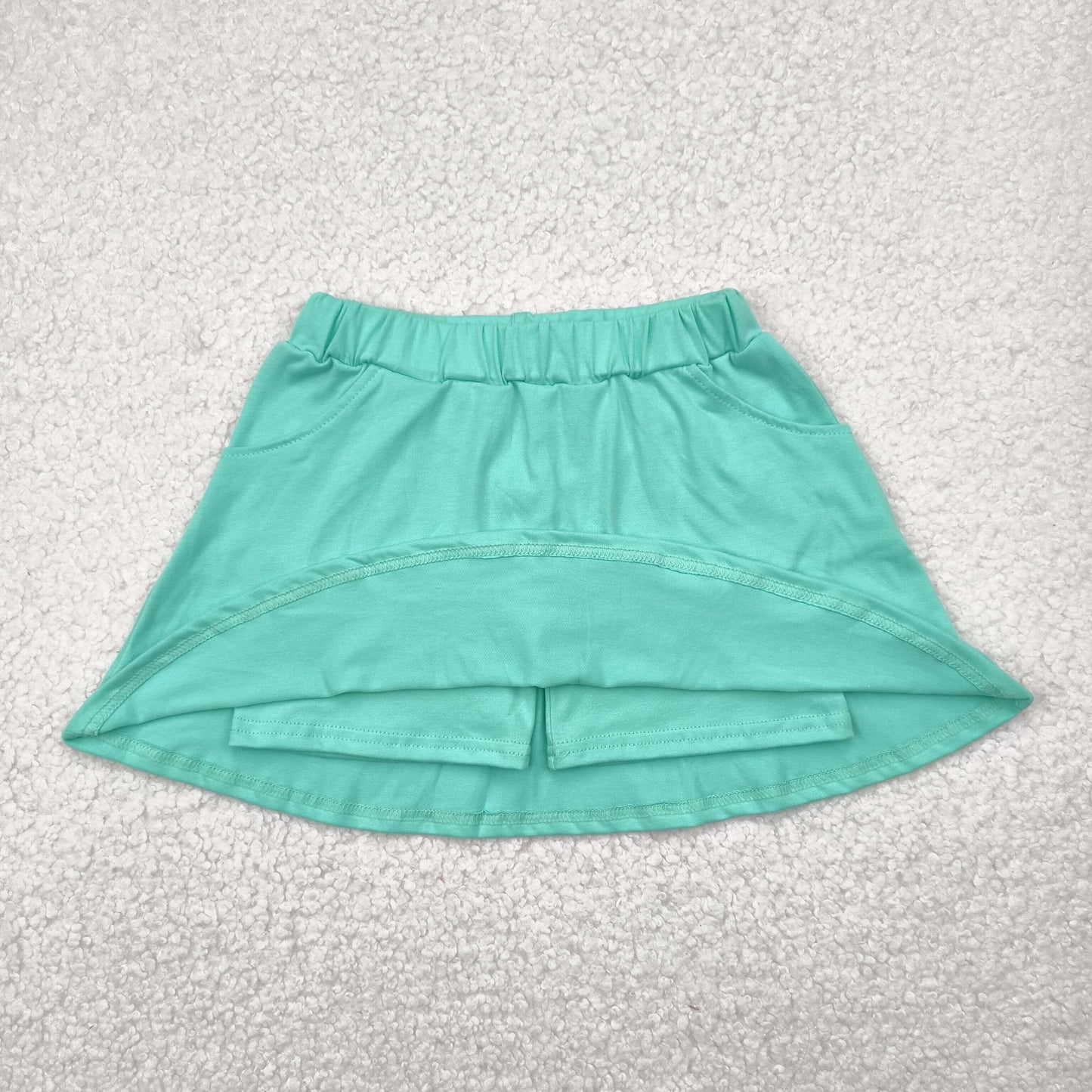 RTS baby girls clothes pure color culottes summer skirts dress