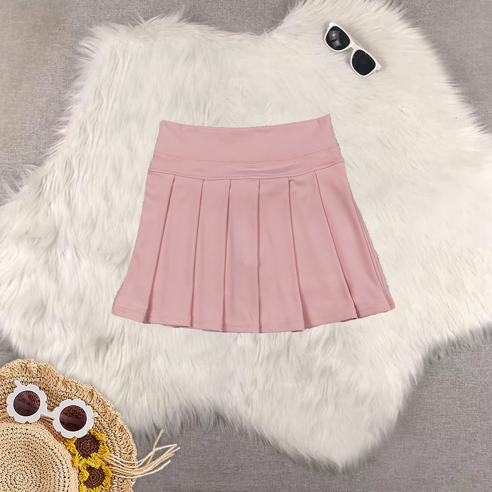 RTS Sibling baby girls clothes yoga solid color summer shorts skirts