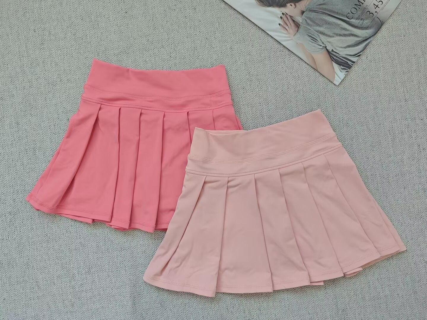 RTS Sibling baby girls clothes yoga solid color summer shorts skirts